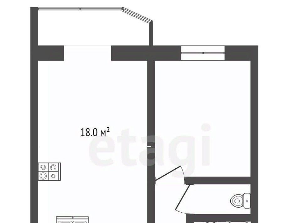 квартира г Сургут тракт Тюменский 8 38-й фото 2