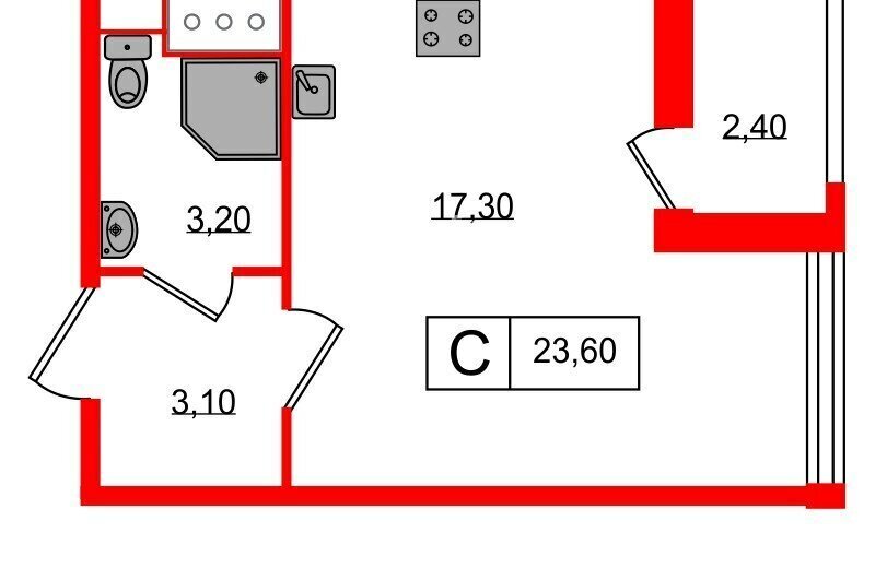 квартира г Санкт-Петербург метро Парк Победы ул Кузнецовская 58к/1 ЖК «Статус у Парка Победы» округ Гагаринское фото 1