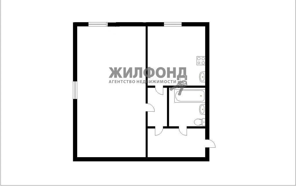 квартира г Осинники п Тайжина ул Коммунистическая 20 фото 15