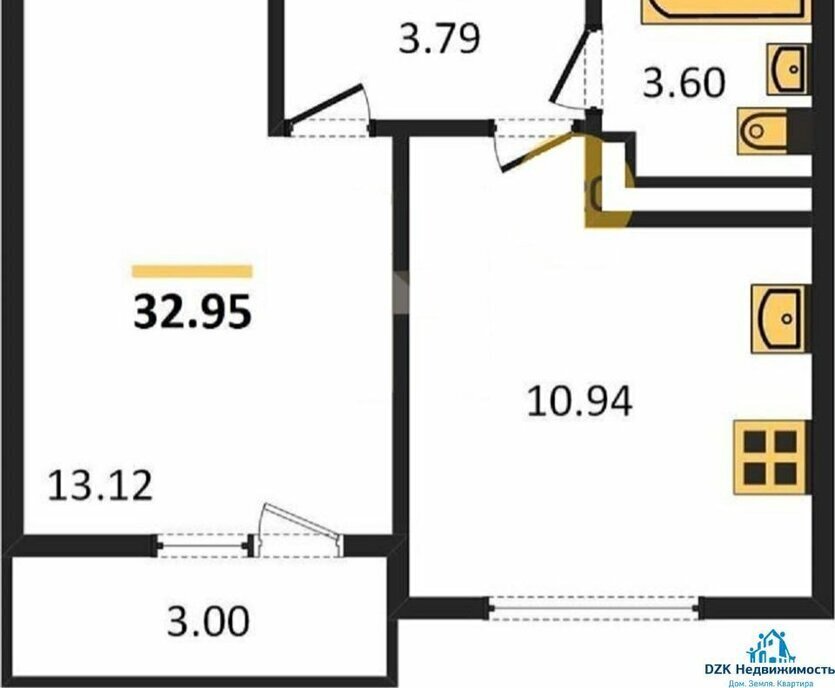 квартира г Краснодар р-н Карасунский ул Богатырская 15/1 фото 1