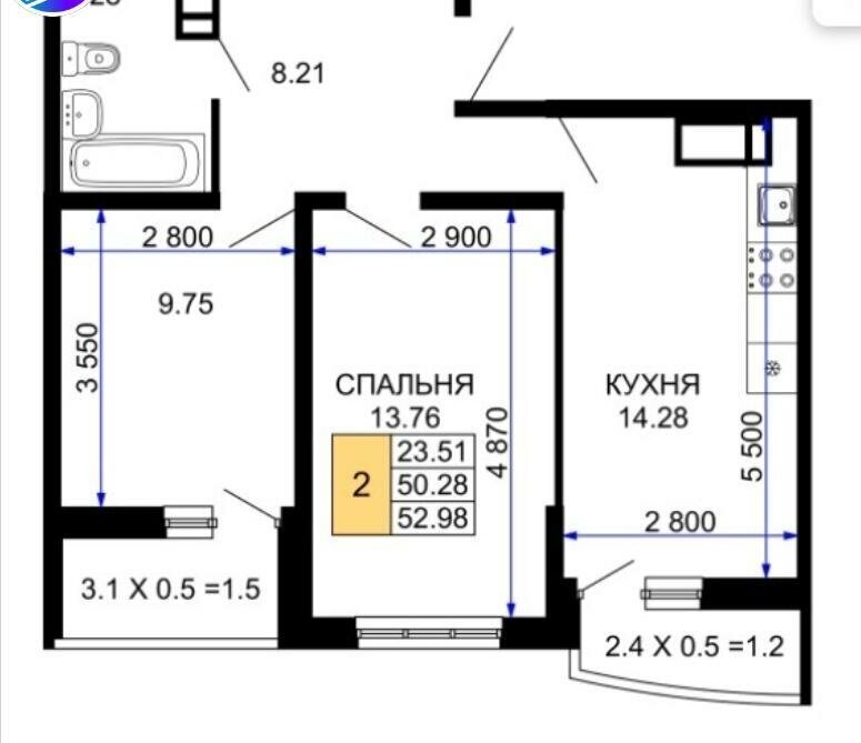 квартира г Краснодар р-н Прикубанский ЖК «Лучший» муниципальное образование Краснодар, садовое товарищество Кубаночка, улица Ростовское Шоссе фото 1