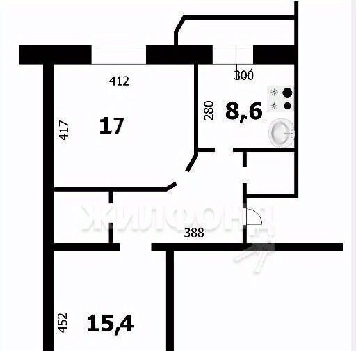 квартира г Новосибирск ул Связистов 3/1 Площадь Маркса фото 23