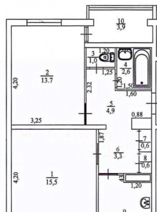 квартира г Сочи р-н Хостинский ул Искры 50/2 фото 2