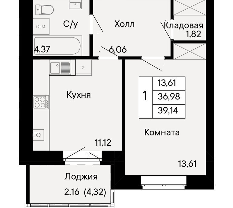 квартира г Ростов-на-Дону р-н Октябрьский пер Бориславский 47 ЖК Курортный квартал "Ривьера" фото 1