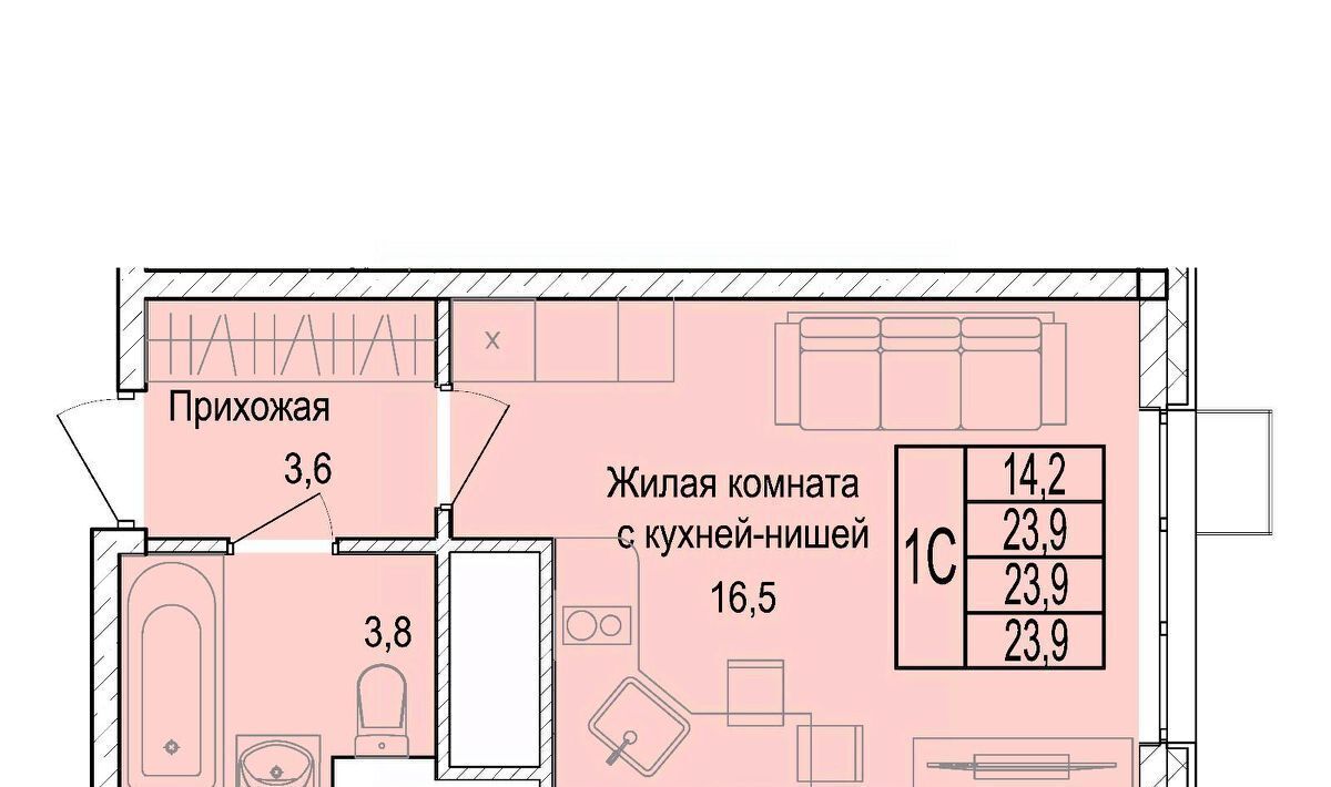 квартира г Мытищи Леонидовка ЖК «Отрадный» Медведково фото 1