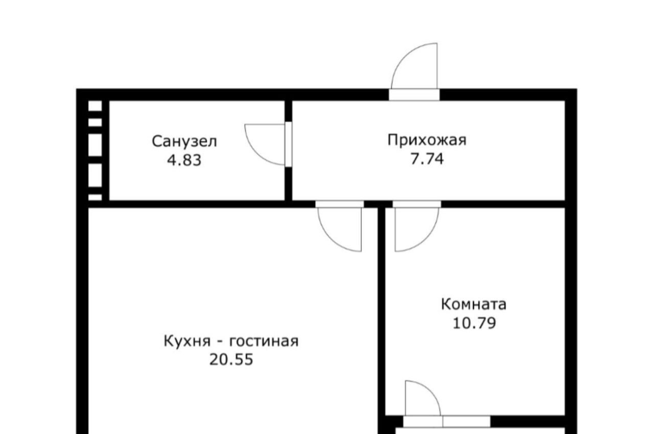 квартира г Краснодар р-н Прикубанский ул Скандинавская 1к/7 фото 4