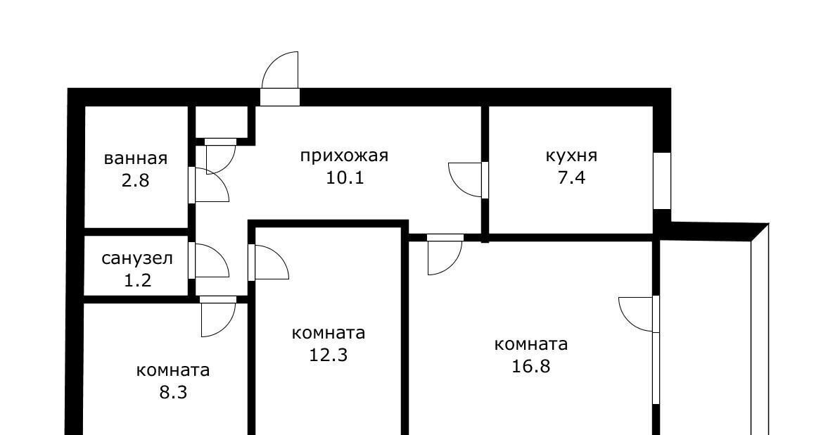 квартира г Краснодар р-н Западный ул Рашпилевская 333/1 фото 11