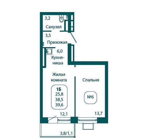 квартира рп Андреевка ул Георгиевская Зеленоград-Крюково, з/у 1, корп. 2 фото