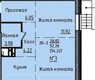 квартира г Владивосток р-н Первореченский ул Анны Щетининой 12 фото 1