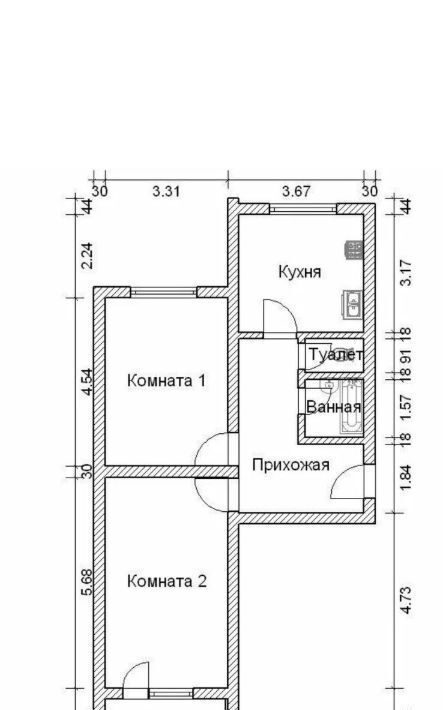 квартира г Москва метро Кожуховская 2-й Южнопортовый проезд, 23К 2 фото 2