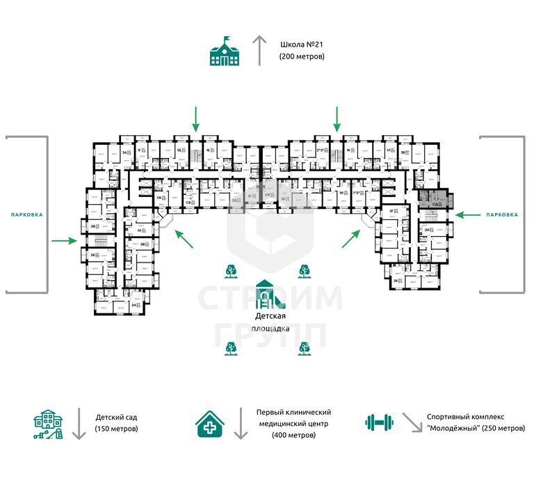 квартира г Ковров ул Строителей 43/1 ЖК «Фамилия» фото 4