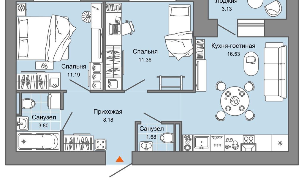 квартира г Киров Новый фото 1