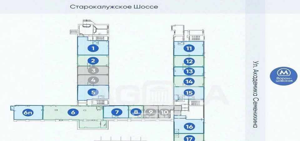 торговое помещение г Москва ш Старокалужское 62 Воронцовская фото 7