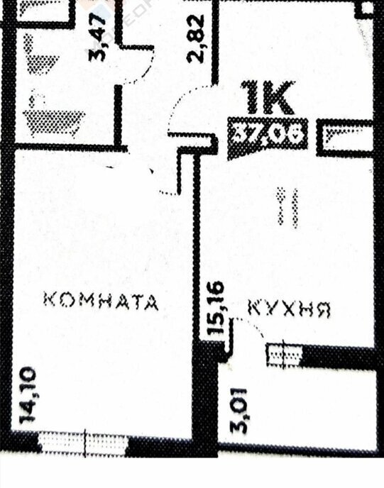 квартира г Краснодар р-н Прикубанский Славянский микрорайон ул Заполярная 37к/2 фото 18