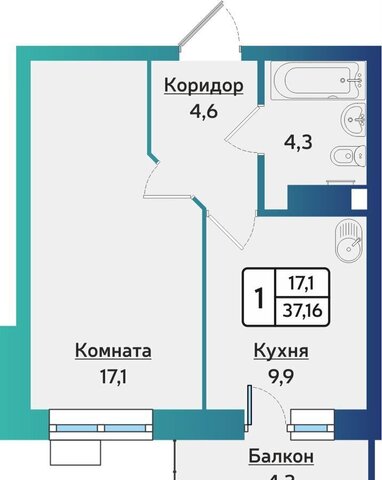 квартира р-н Индустриальный ул 40 лет Победы 117 фото