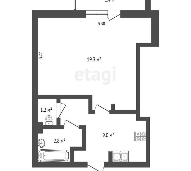 квартира г Омск ул Ватутина 33 фото 24