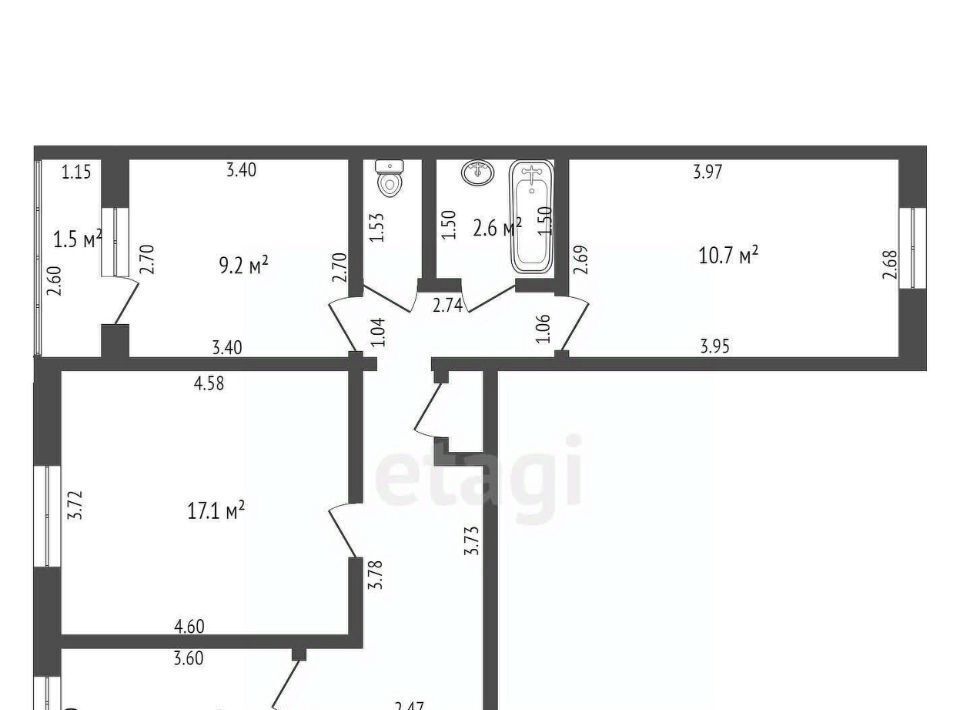 квартира г Стерлитамак Михайловский ул Шафиева 31 фото 11