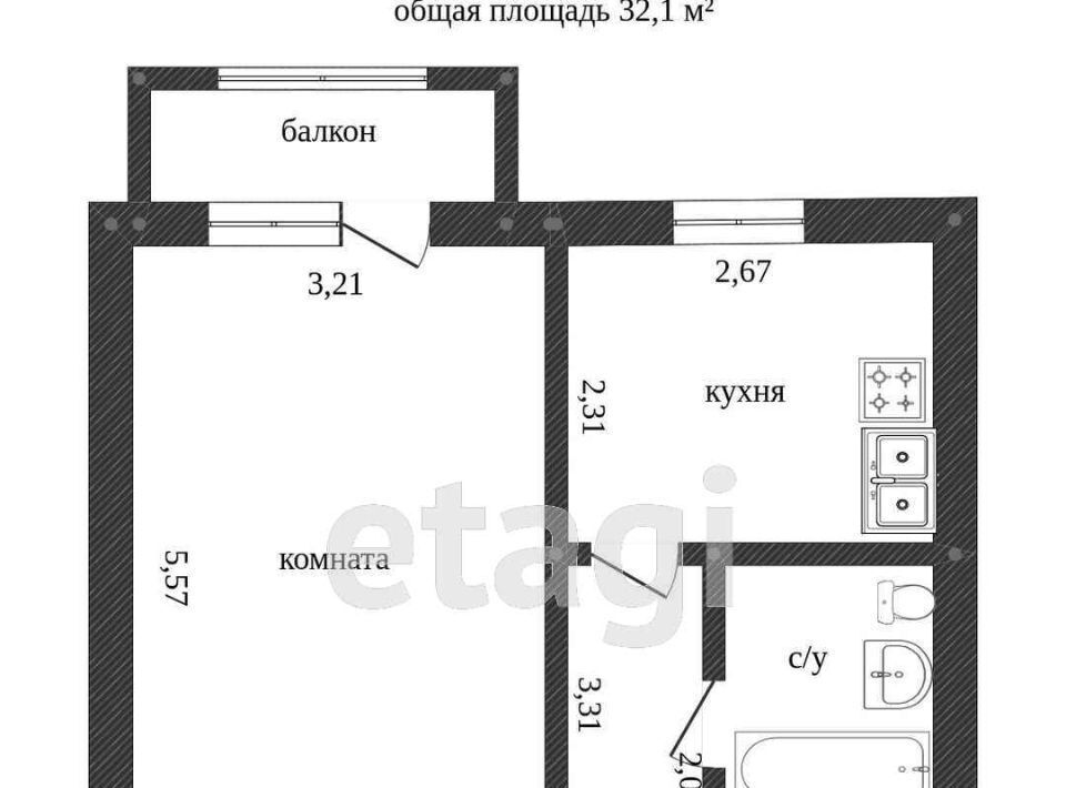 квартира г Ишим ул Свердлова фото 7