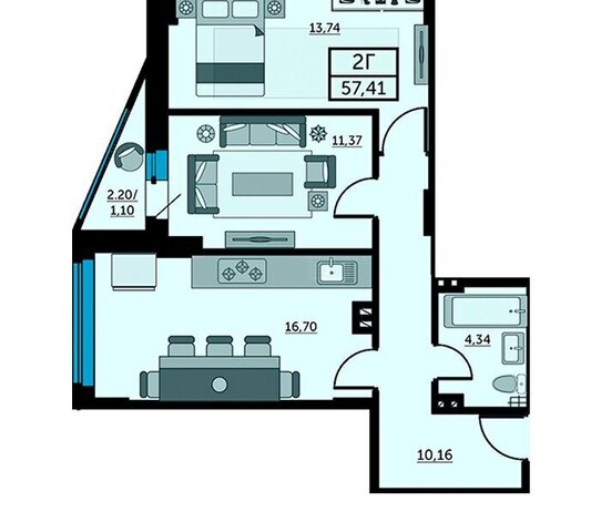 квартира ул Красноармейская 157в/83с 3 фото