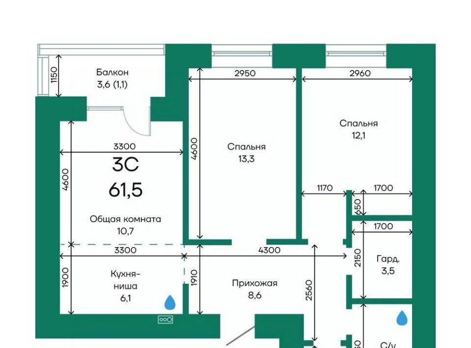 квартира г Барнаул р-н Индустриальный ул Просторная 390к/1 фото 1