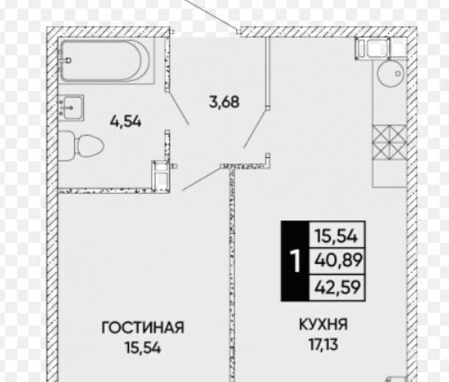 квартира г Ростов-на-Дону р-н Кировский ул Левобережная 6/5с 4 фото 1