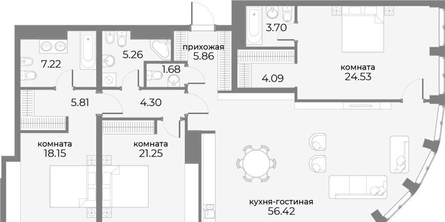 квартира г Москва метро Краснопресненская ул Дружинниковская 15а фото 1