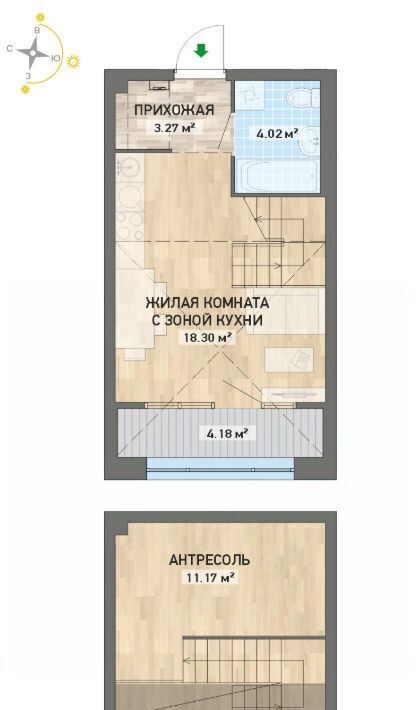 квартира г Екатеринбург р-н Кировский Динамо ВТУЗгородок ЖК Дискавери Резиденс жилрайон фото 1