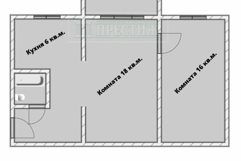 квартира р-н Ивановский г Кохма пер Ивановский 1/3 фото 3