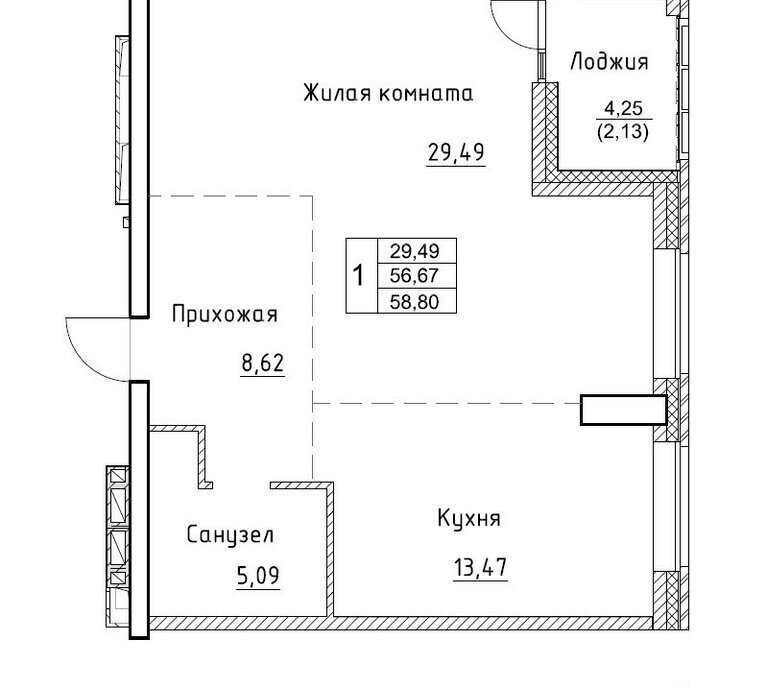 квартира г Владивосток р-н Первомайский ул Сочинская 17 фото 1