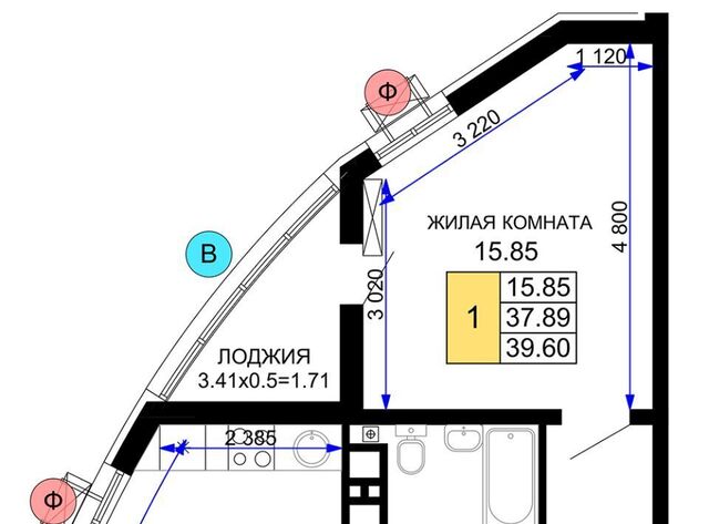 квартира р-н Центральный дом 47б фото