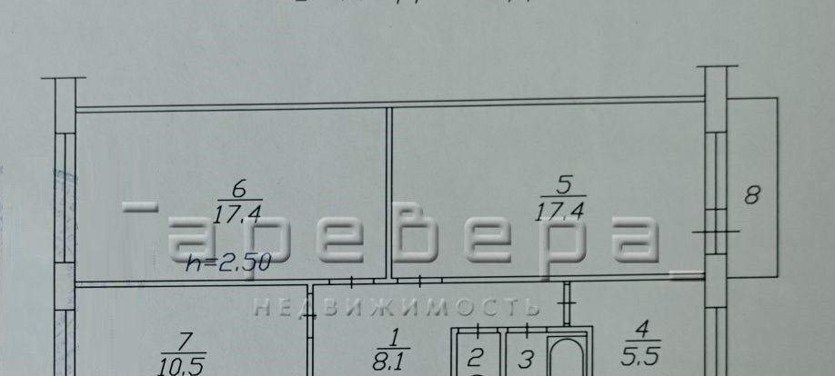 квартира г Красноярск р-н Советский Зеленая Роща ул Тельмана 47 фото 3