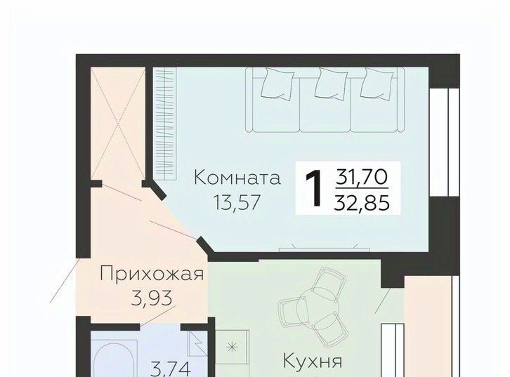 квартира г Воронеж р-н Коминтерновский ул Независимости 78 фото 1