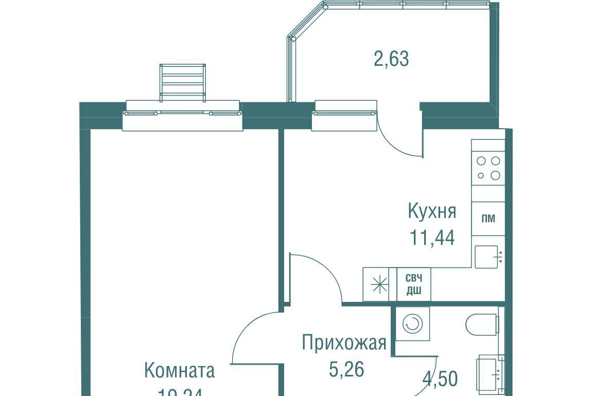 квартира г Одинцово ЖК «Одинбург» Одинцово фото 1