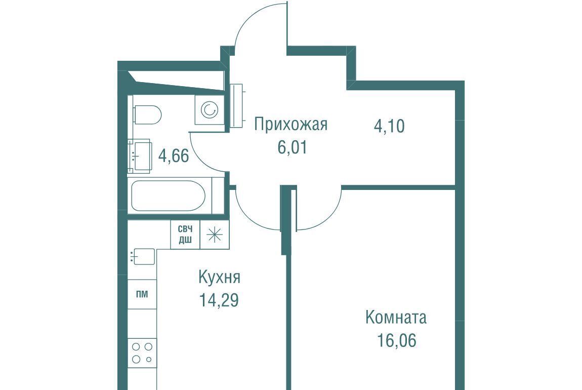 квартира г Одинцово ЖК «Одинбург» Одинцово фото 1