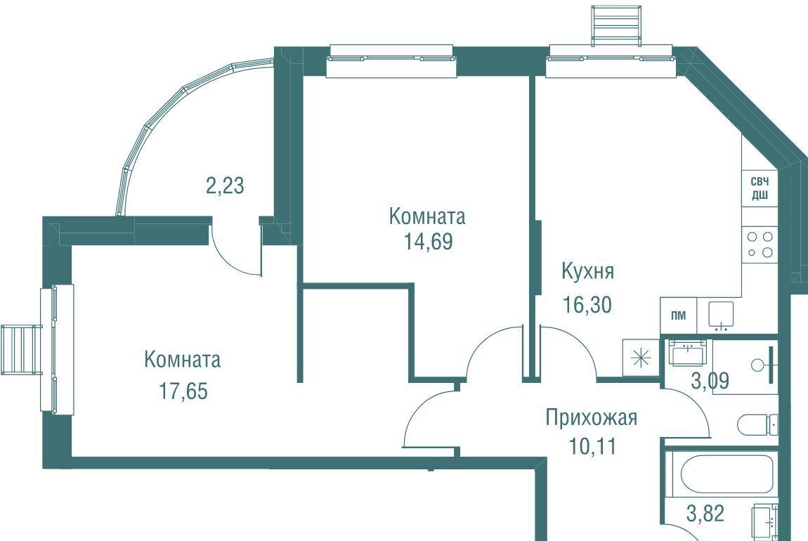 квартира г Одинцово ЖК «Одинбург» Одинцово фото 1