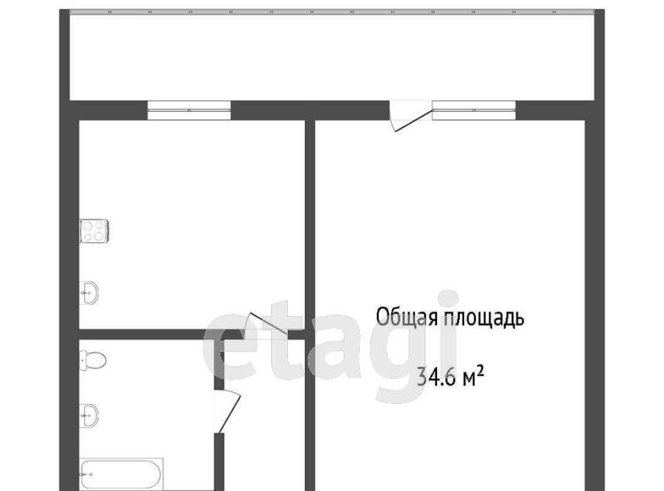 квартира г Томск р-н Ленинский ул Береговая 25 фото 7