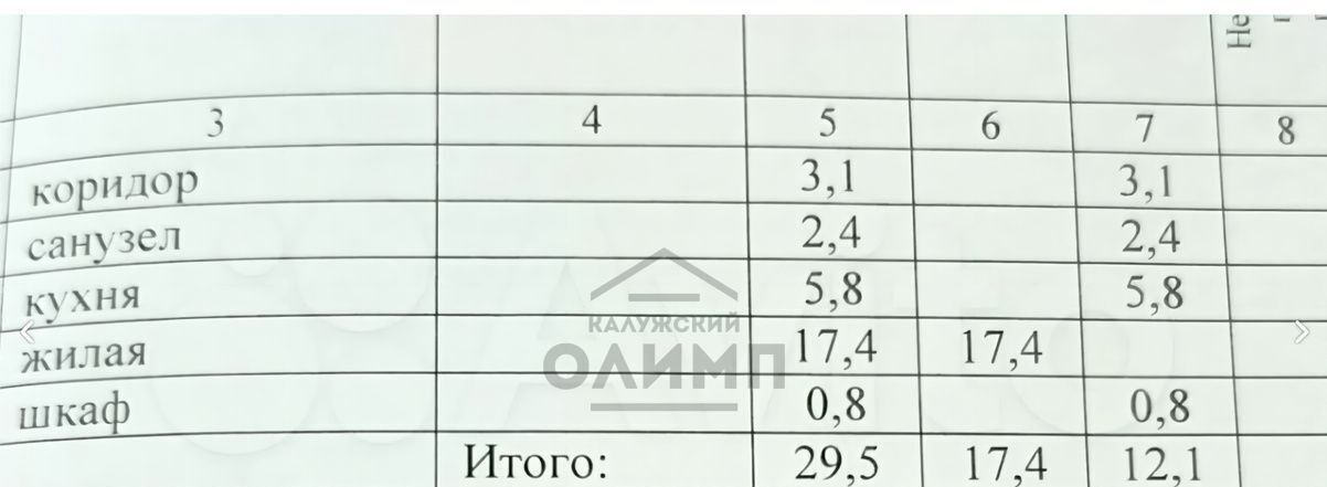 квартира г Калуга р-н Октябрьский ул 5 Линия 1к/1 фото 15