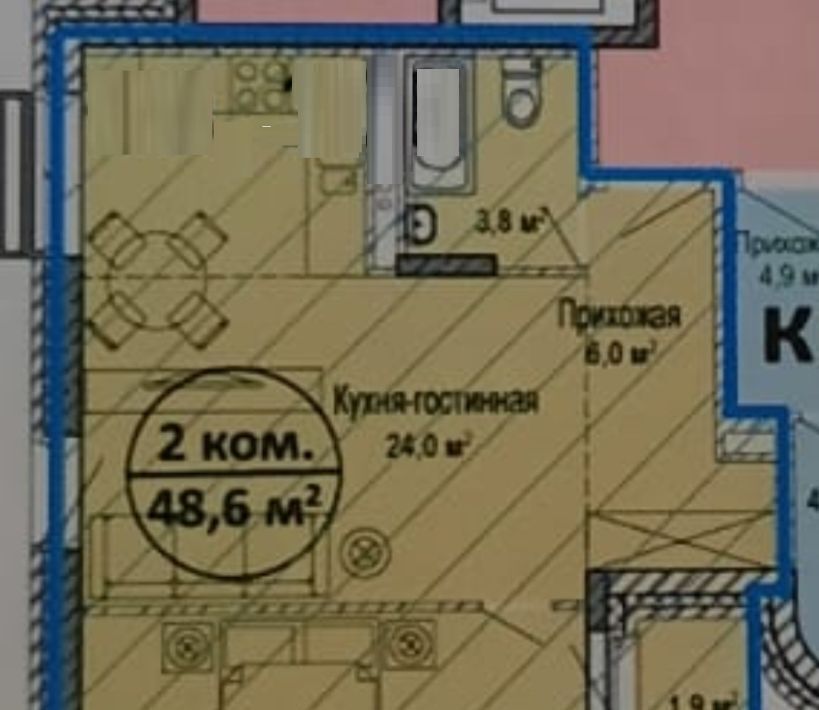 квартира г Москва метро Беломорская ул Озёрная 10 Московская область, Химки фото 24