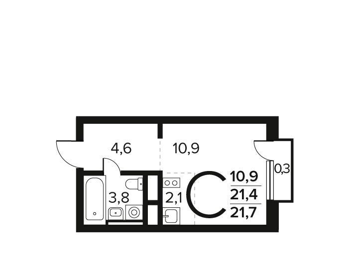 квартира г Москва Десна, № 61 кв-л фото 1