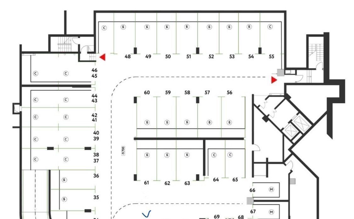 гараж г Москва метро Озерная пр-кт Мичуринский пр-кт Олимпийский 10к/1 деревня фото 3