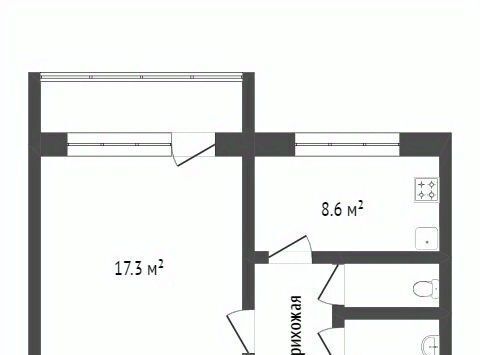 квартира г Белгород Западный ул Конева 21 фото 6