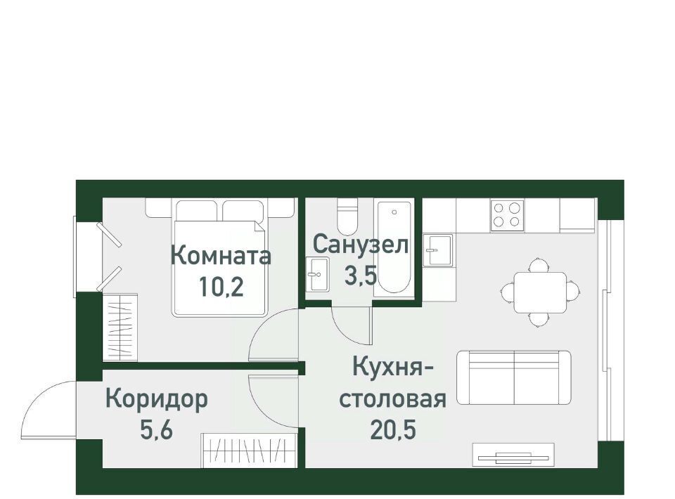 квартира п Западный р-н мкр Привилегия ул Кременкульская 15 Кременкульское с/пос фото 1