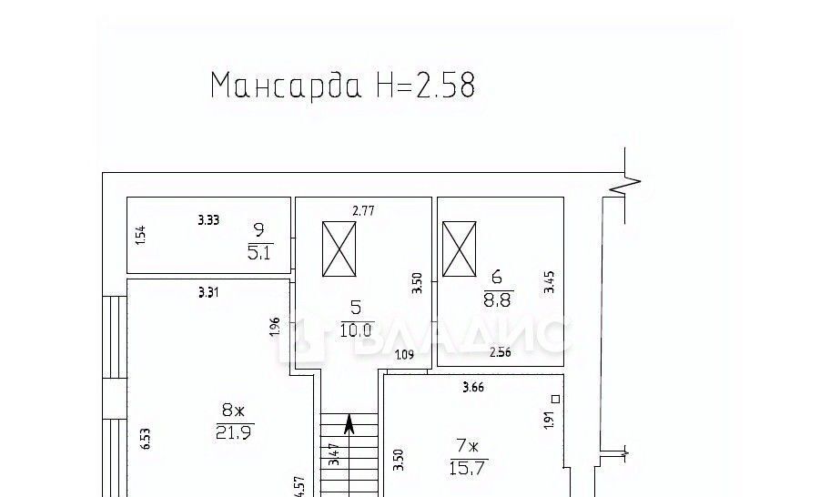 квартира р-н Гурьевский г Гурьевск ул Гурьева 22г фото 34