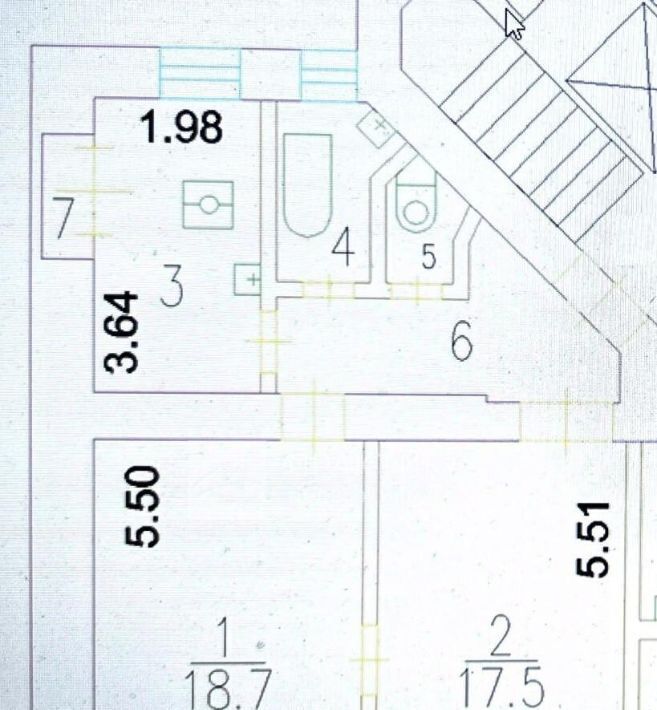 квартира г Москва метро Менделеевская ул 1-я Миусская 24/22с 3 фото 38