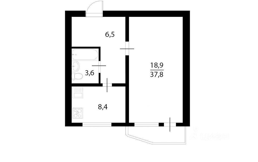 квартира г Москва метро Коньково ул Профсоюзная 115к/1 фото 7