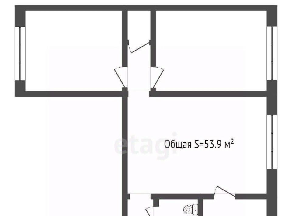 квартира г Кемерово р-н Центральный ул Гагарина 138 фото 13