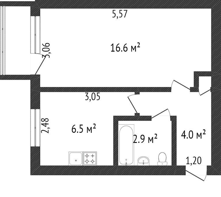 квартира г Кемерово р-н Кировский ул Халтурина 33 фото 25