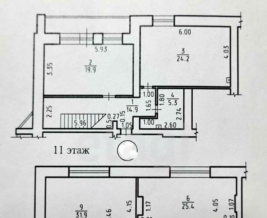 квартира г Ижевск р-н Индустриальный ул Совхозная 3 фото 50