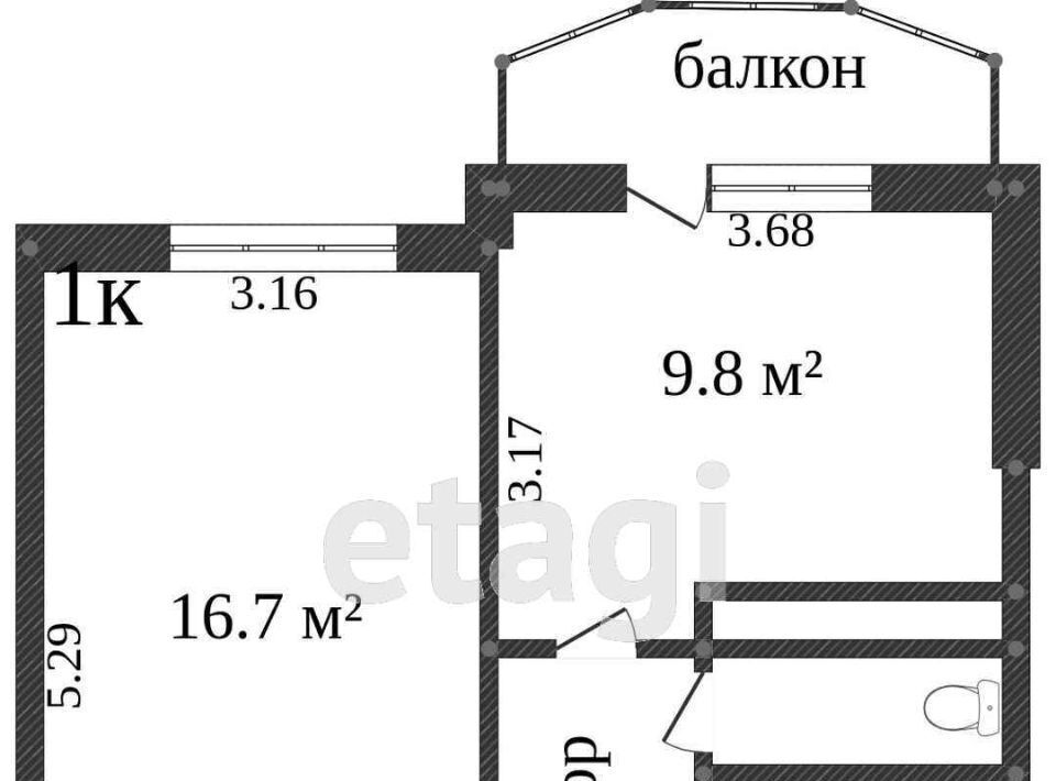 квартира р-н Белгородский п Дубовое ул Счастливая 3 Дубовское с/пос фото 13