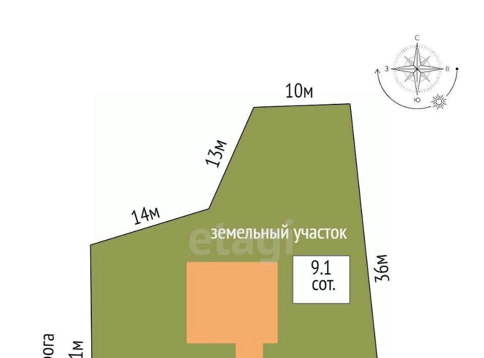 дом р-н Зеленоградский п Холмогоровка ул Воздушная Зеленоградский муниципальный округ фото 27